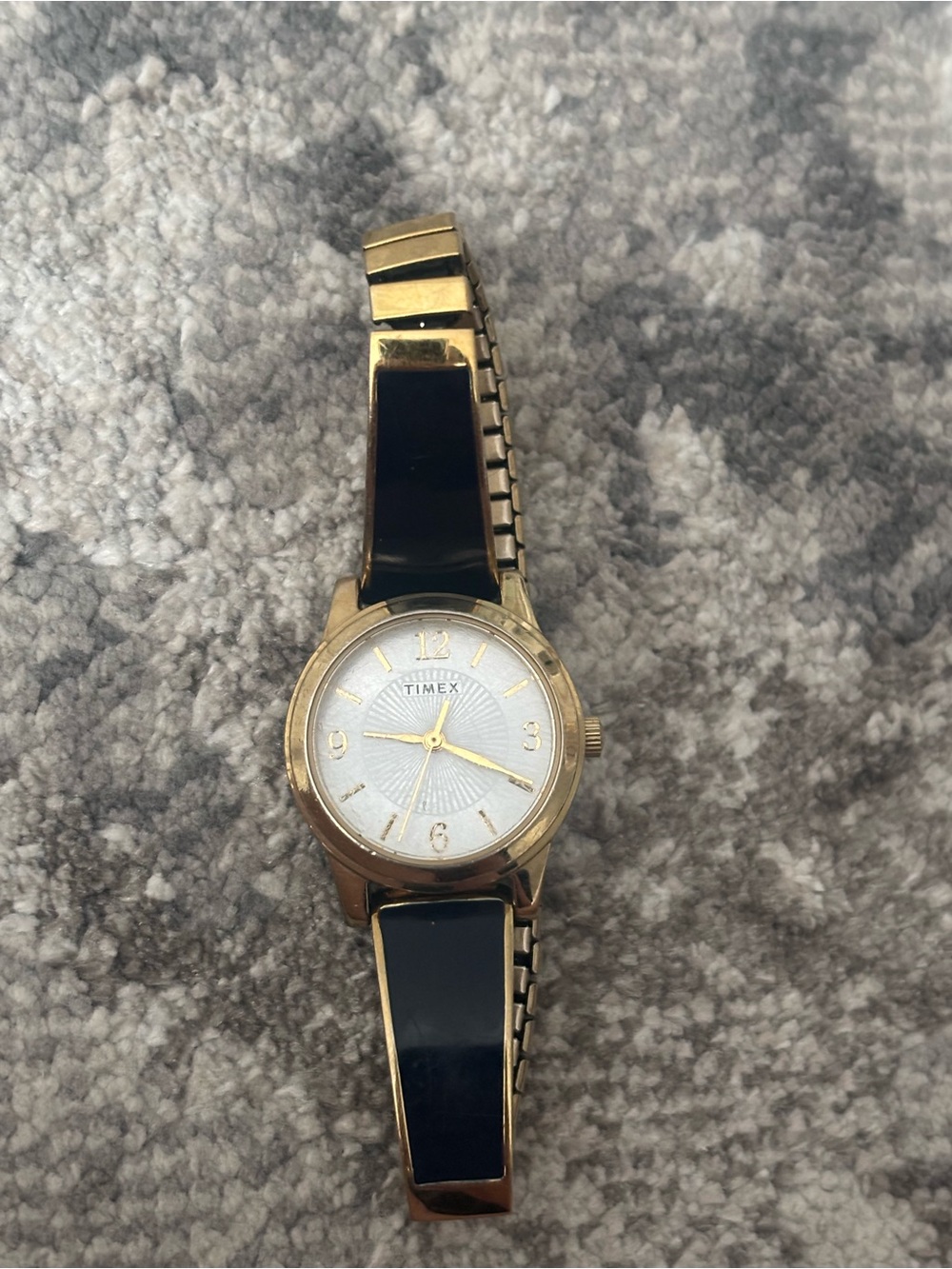 Timex Women’s Gold and Black Bracelet Watch